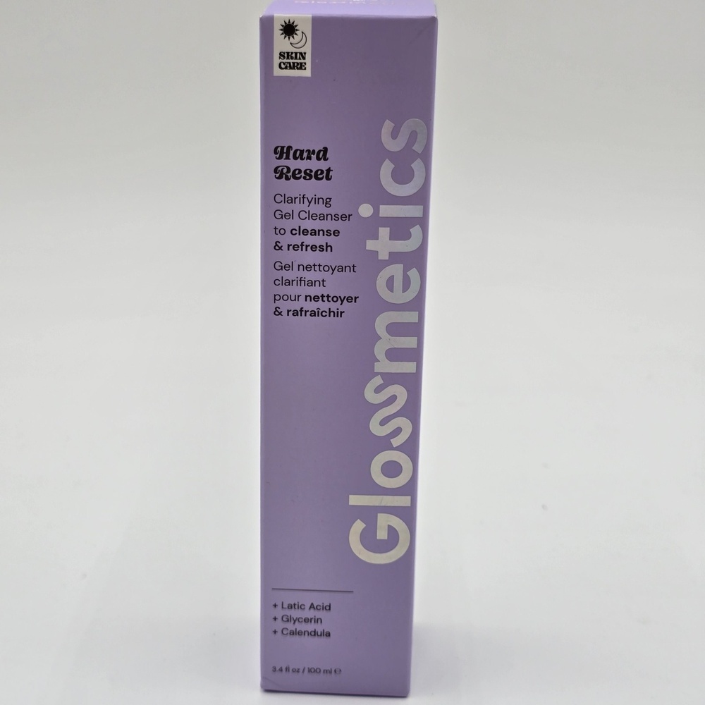 Glossmetics Hard Reset Clarifying Gel Face Cleanser Face Wash 3.4oz/100ml Sealed